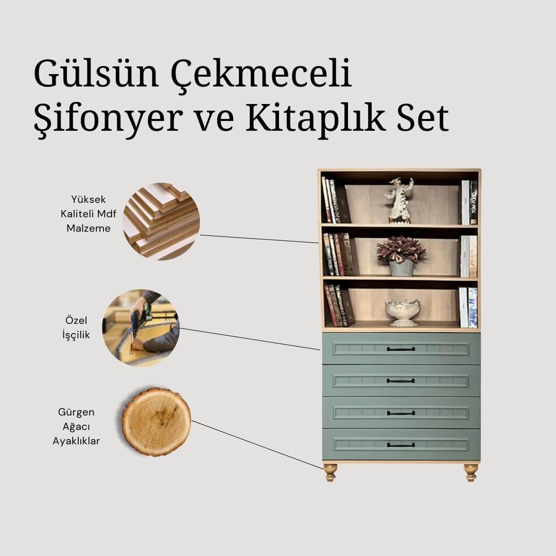 gulsun-cekmeceli-sifonyer-ve-kitaplik-set