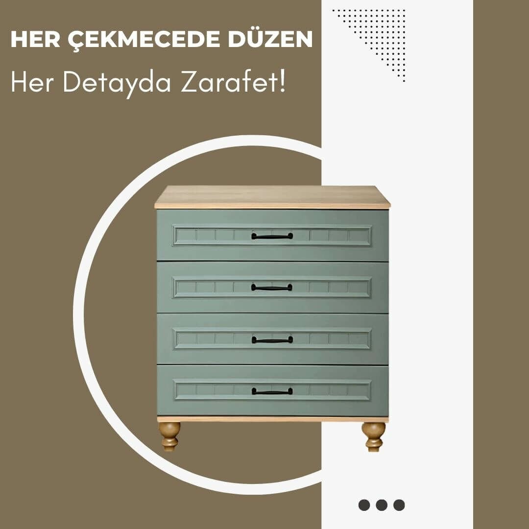 Çekmeceli Şifonyer Modelleri ile Hem Şıklık Hem Düzen Arion Kids'te!