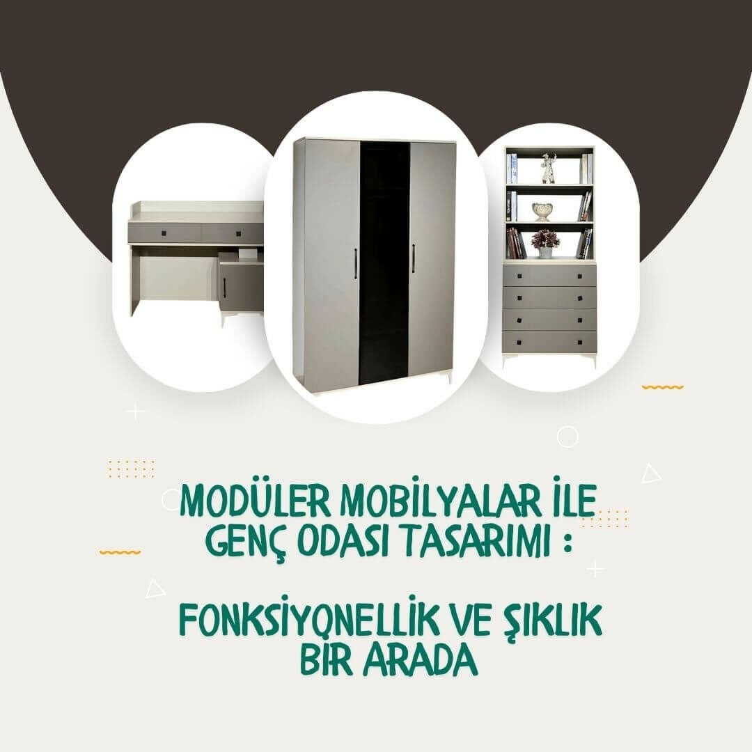 Modüler Mobilyalar ile Genç Odası Tasarımı
