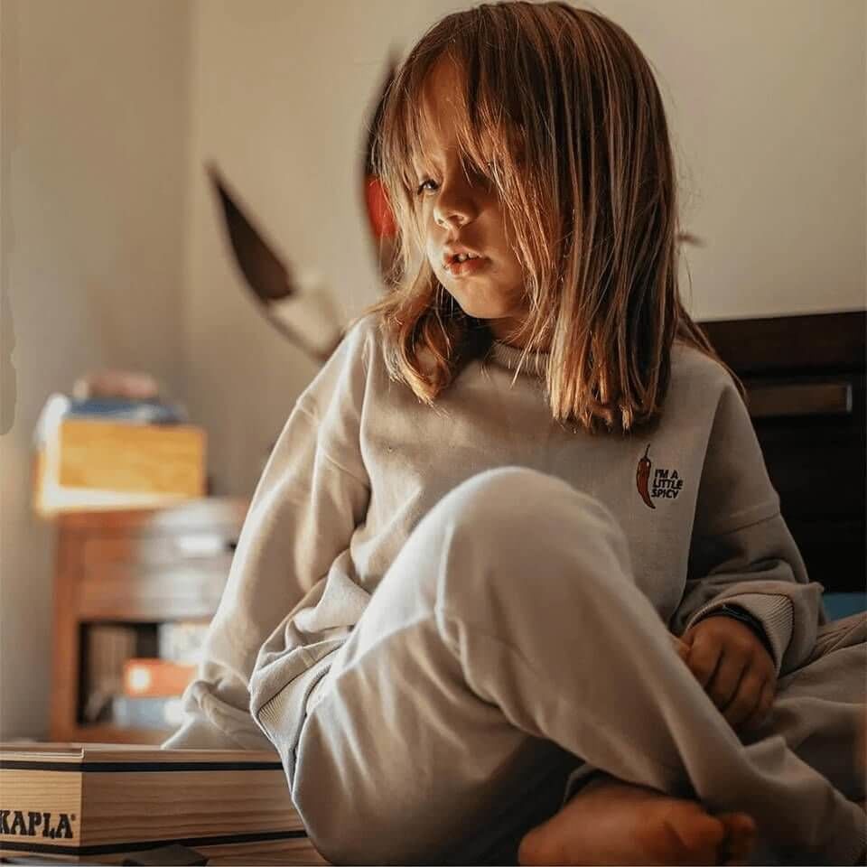 Just Chilling Eşofman Takımı – Bej | Rahat ve Şık Günlük Kombin