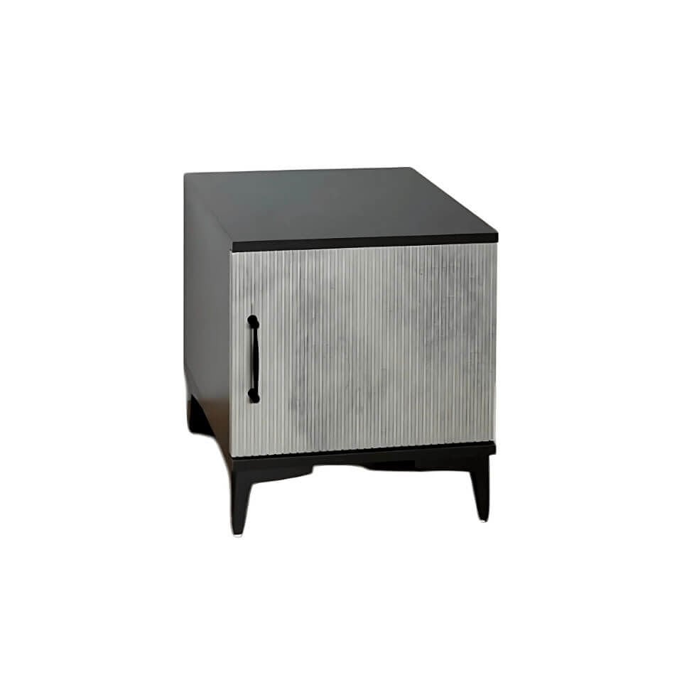 Poyraz Komodin | MDF Gövde | Ağaç Ayaklar | Şık ve Fonksiyonel Genç Odası Komodini