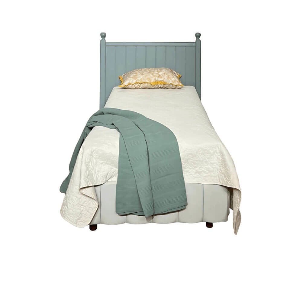 Gülsün Baza Başlık Seti 100×200 | MDF Başlık | Klasik Baza | Şık ve Dayanıklı Genç Odası Yatak Takımı