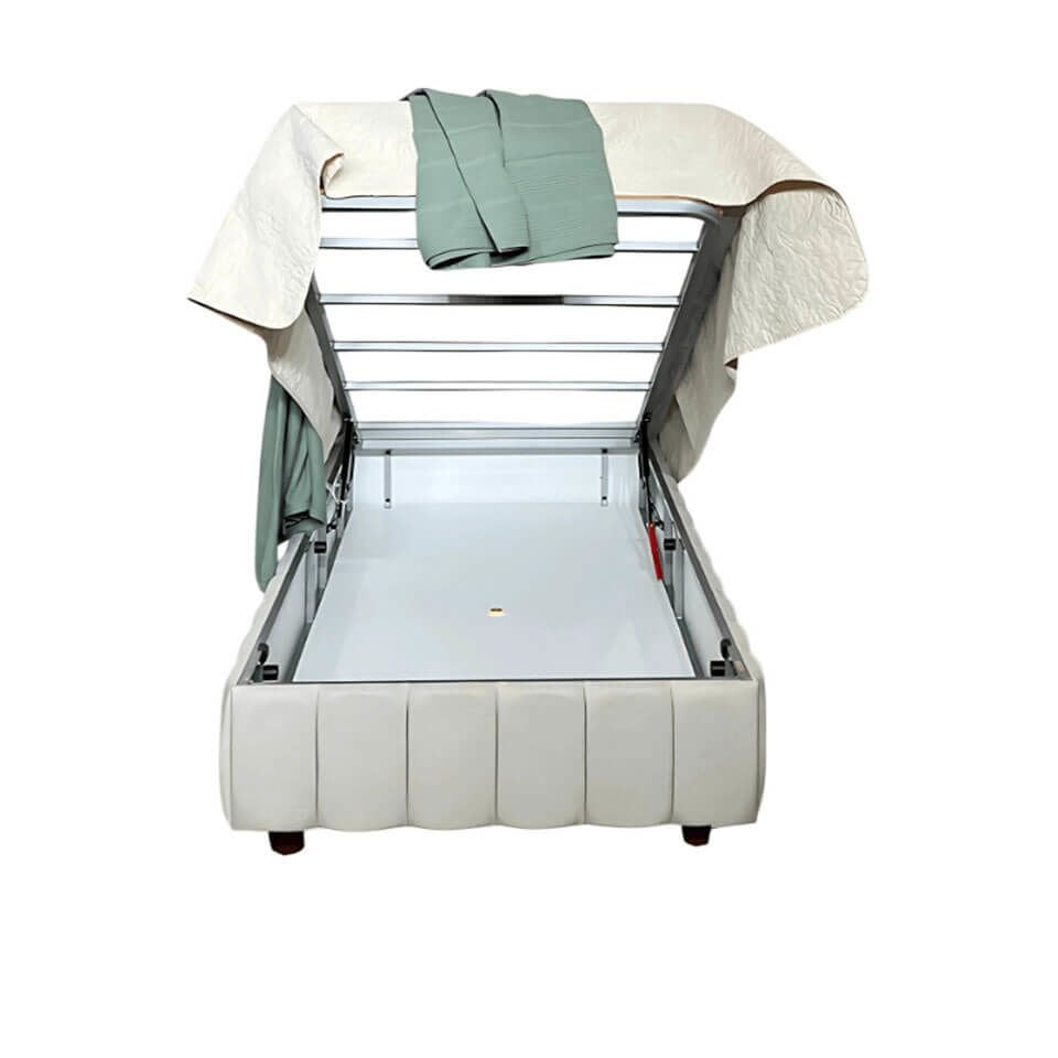 Gülsün Baza Başlık Seti 100×200 | MDF Başlık | Klasik Baza | Şık ve Dayanıklı Genç Odası Yatak Takımı