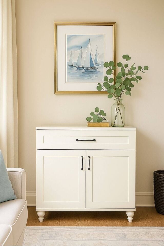 Alin Genç Odası Şifonyer | Kapaklı Model | MDF Kalite | Doğal Ağaç Ayaklı Tasarım