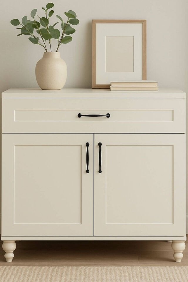 Alin Genç Odası Şifonyer | Kapaklı Model | MDF Kalite | Doğal Ağaç Ayaklı Tasarım