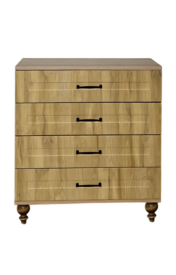 Alin Wood Şifonyer - Çekmeceli | MDF Gövde | Ağaç Ayaklar | Fonksiyonellik ve Şıklığı Buluşturan Tasarım