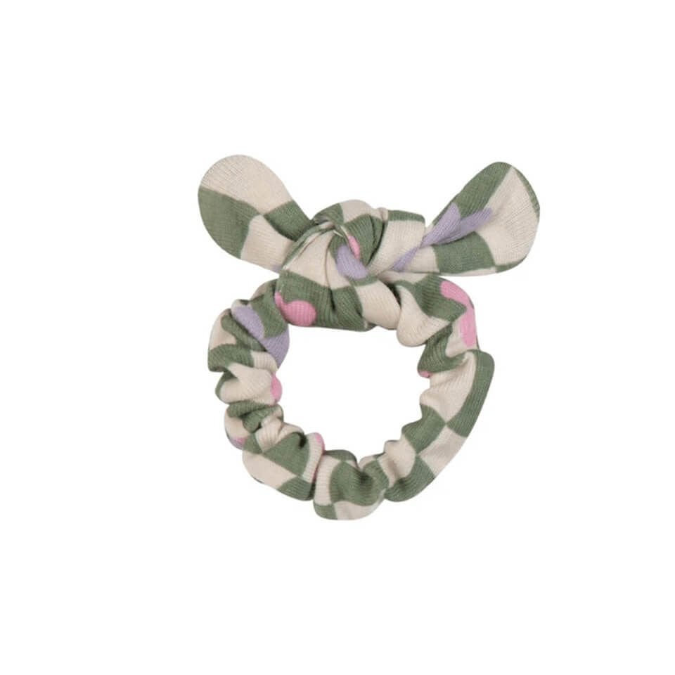 Lila Kadife ve Grafik Çiçek Desenli Toka İkili Paket | Şık ve Zarif Aksesuarlar