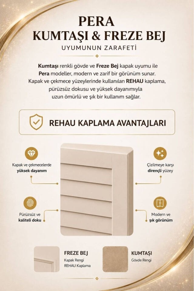 Pera Kapaklı Şifonyer | MDF Gövde | Ağaç Ayaklar | Şık ve Fonksiyonel Genç Odası Şifonyeri
