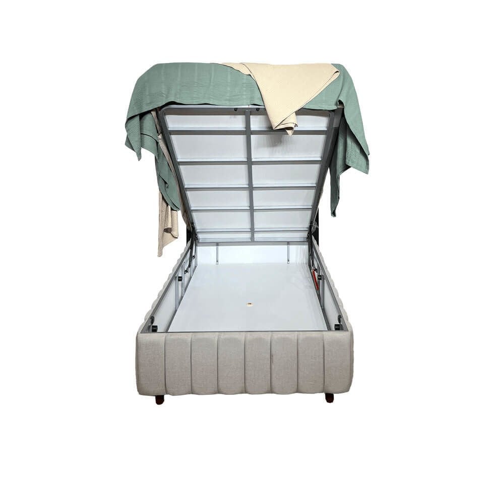 Pera Wood Baza Başlık Seti 100×200 | MDF Başlık | Klasik Baza | Şık ve Dayanıklı Genç Odası Yatak Seti