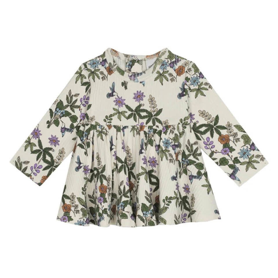 Yağmur Ormanı Temalı Elbise – Yeşil | Canlı ve Doğadan İlham Alan Tasarım