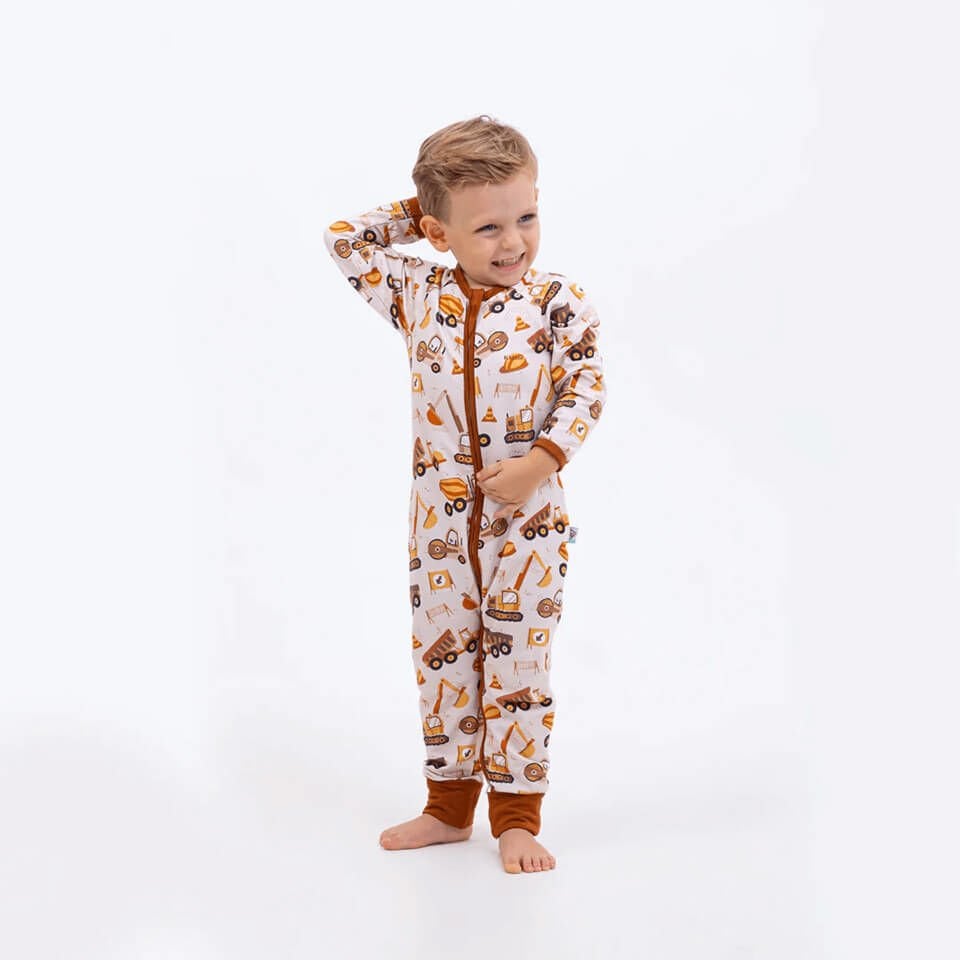 1.0 TOG Trucky Zee-Suit Uyku Tulumu | Konforlu ve Özel Kumaşlı Bebek Tulumu