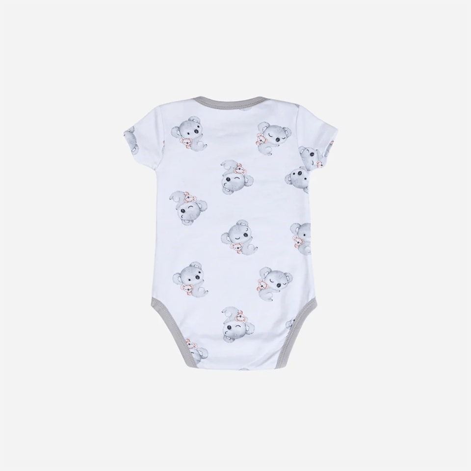 Koala Body Kışlık Body Suit – Gri | Sıcak, Rahat ve Dayanıklı Tasarım