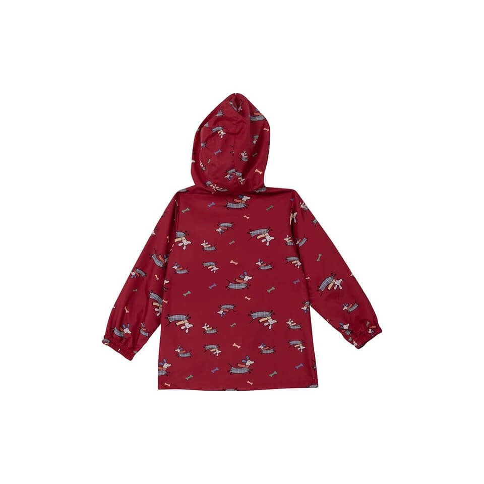 Unisex Çocuk Yağmurluk-Bordo