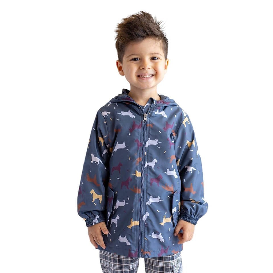 Unisex Çocuk Yağmurluk-Antrasit