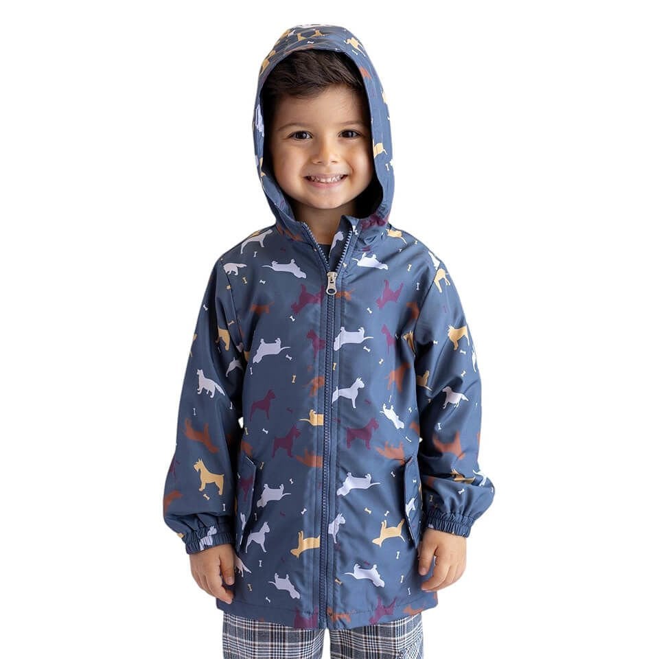 Unisex Yağmurluk | Antrasit Renk | Çocuklara Özel Suya Dayanıklı ve Şık Model