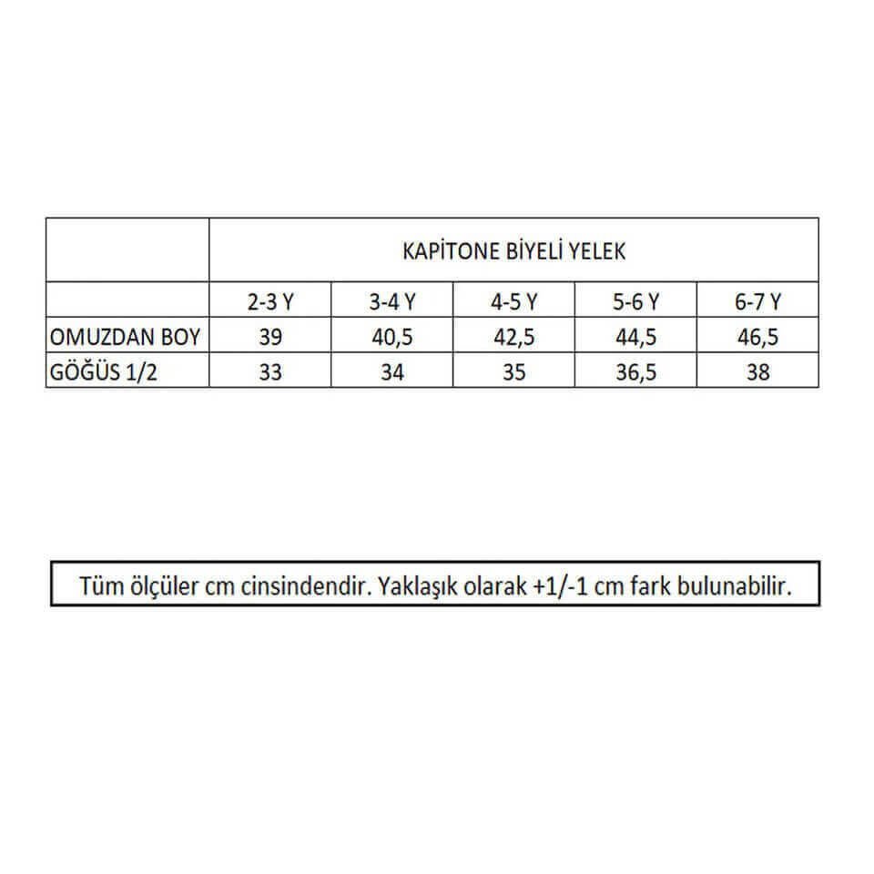 Kontrast Biyeli Kapitone Yelek-Somon