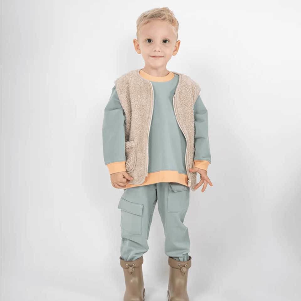 Klasik Peluş Yelek – Bej | Sıcacık ve Zarif Tasarım