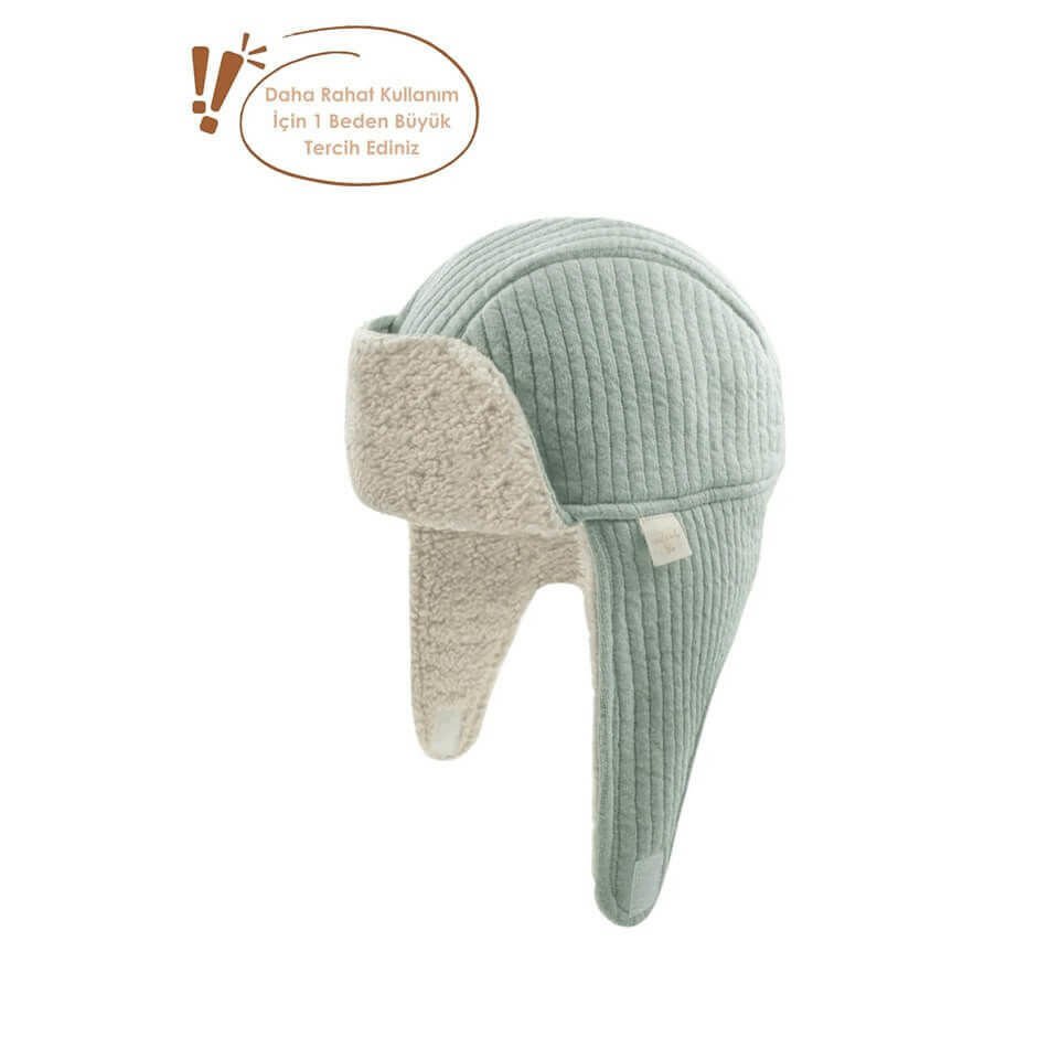 Kapitone Peluş Astarlı Şapka | Soğuk Havalara Uygun Yumuşak ve Konforlu