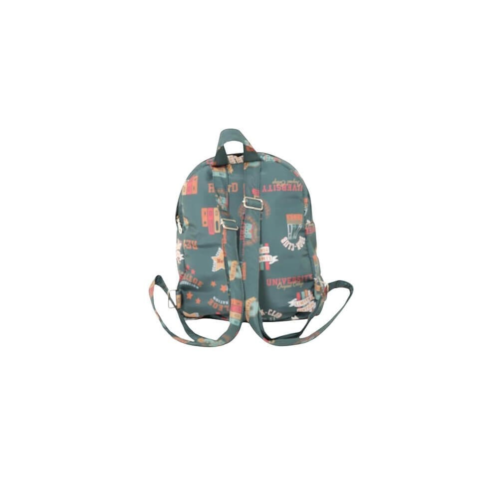 Haki Kolej Stil Çocuk Sırt Çantası | Ayarlanabilir Askılı | Hafif ve Şık Tasarım