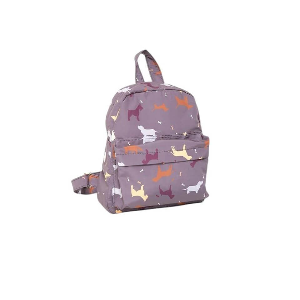 Çocuk Kolej Desenli Sırt Çantası | Antrasit Renk | Okul ve Günlük Kullanım İçin