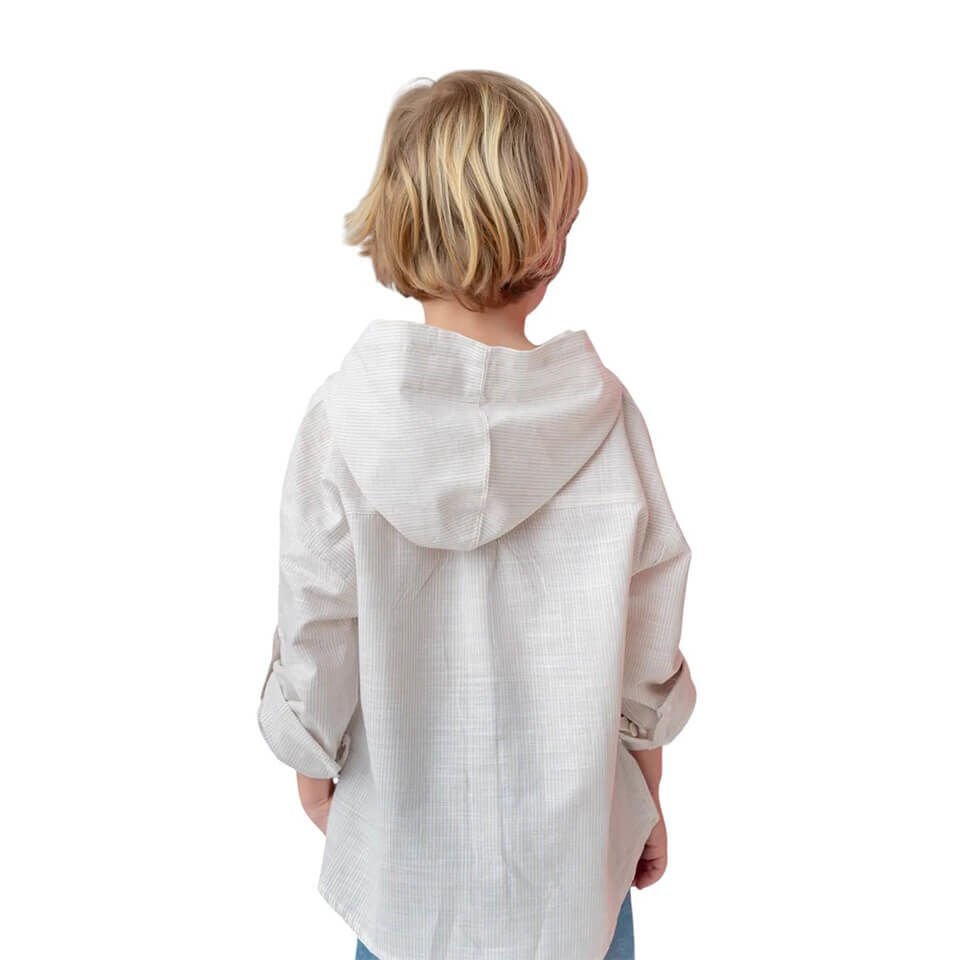 Erkek Çocuk Çizgili Keten Gömlek | Erkek Çocuk Çizgili Model | Günlük ve Şık Kombinler İçin