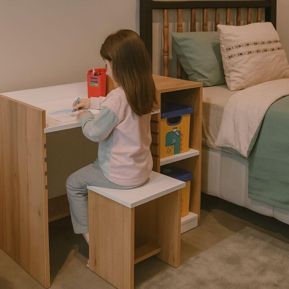 Ayarlanabilir Çalışma Masası | %100 MDF | Ergonomik ve Modern Tasarım