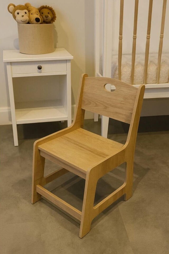 Çocuk Aktivite Masası Sandalyesi | MDF Gövde | Yüksek Kalite ve Ergonomi