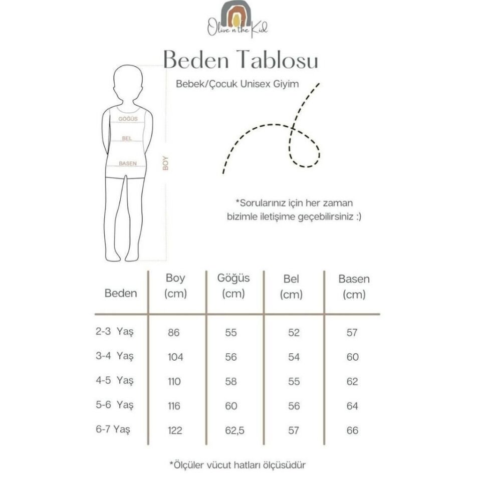 Dikdörtgen Robası Fırfırlı Nakışlı Keten Kız Çocuk Elbise Naturel