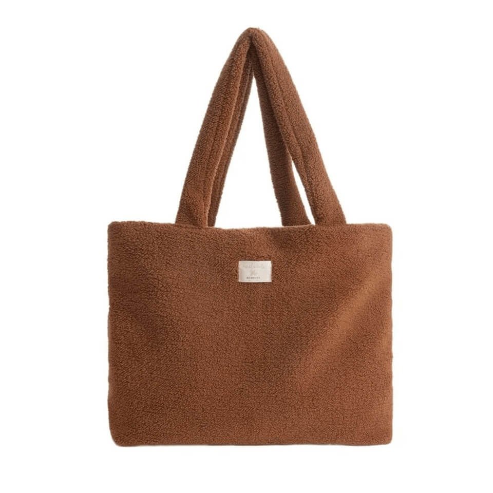 Minimal Peluş Anne-Bebek Bakım Çantası