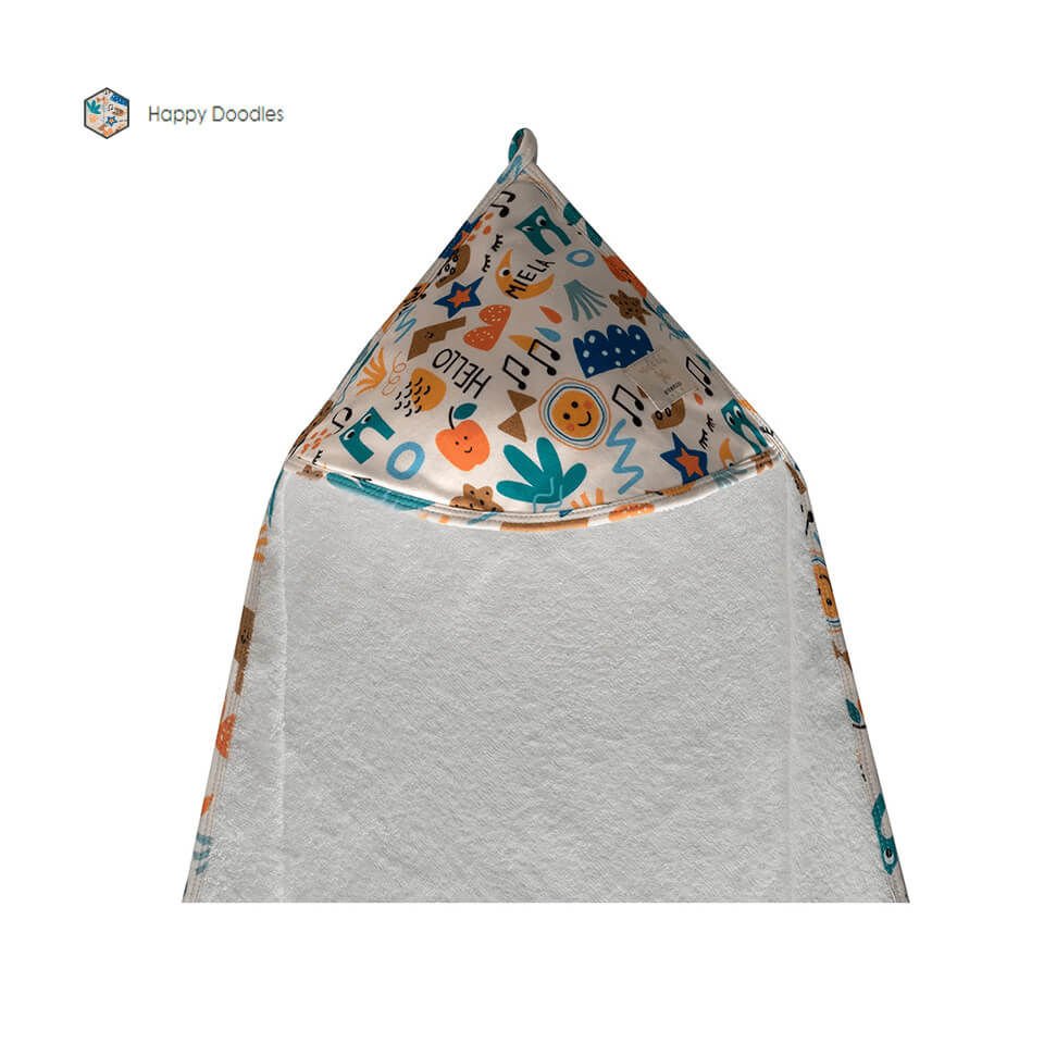 Başlıklı Kundak Banyo Havlusu | Yumuşak, Emici ve Rahat Bebek Havlusu