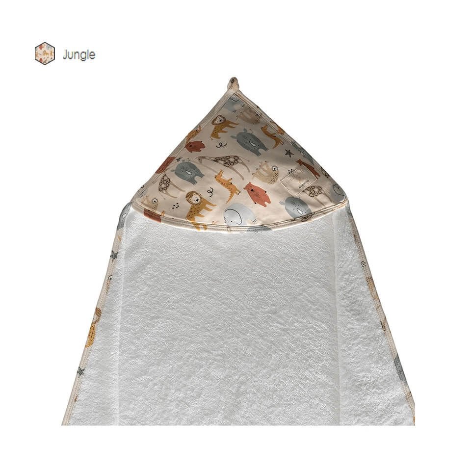 Başlıklı Kundak Banyo Havlusu | Yumuşak, Emici ve Rahat Bebek Havlusu