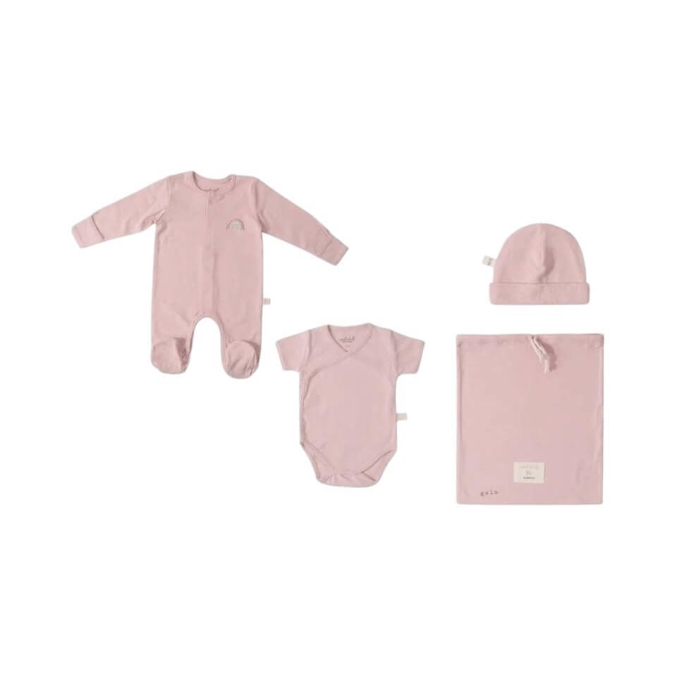 Yenidoğan Hediye Seti – Keseli Model | Şık ve Fonksiyonel Set Seçeneği