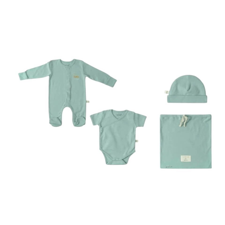 Yenidoğan Hediye Seti – Keseli Model | Şık ve Fonksiyonel Set Seçeneği