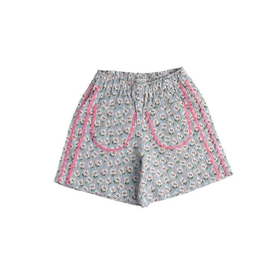 İlia Şort Seafoam Green - %100 Pamuklu Renki Şort