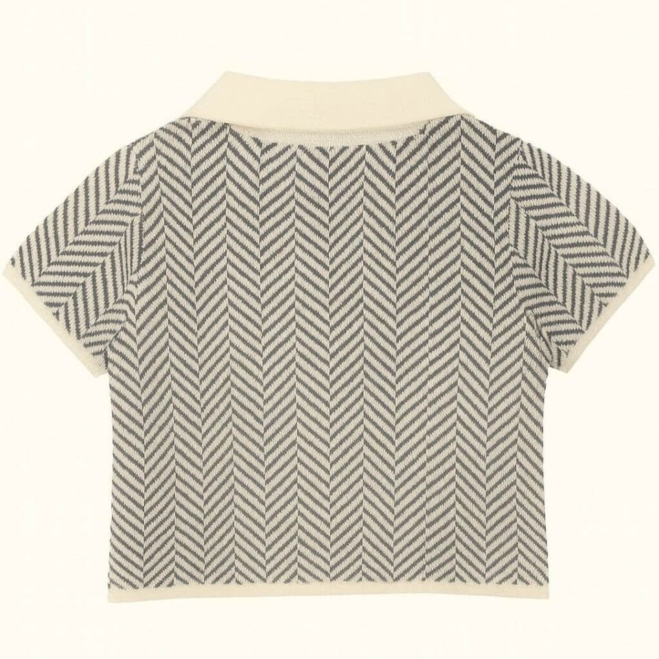 Kokori Kids Triko Polo Yaka | %100 Pamuk | Yumuşak Dokulu | Nefes Alan ve Şık Tasarım-Lacivert Çizgili