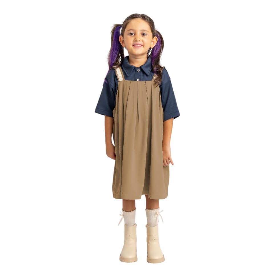 Pileli Tencel Jile – Kahverengi | Zarif ve Rahat Günlük Tasarım