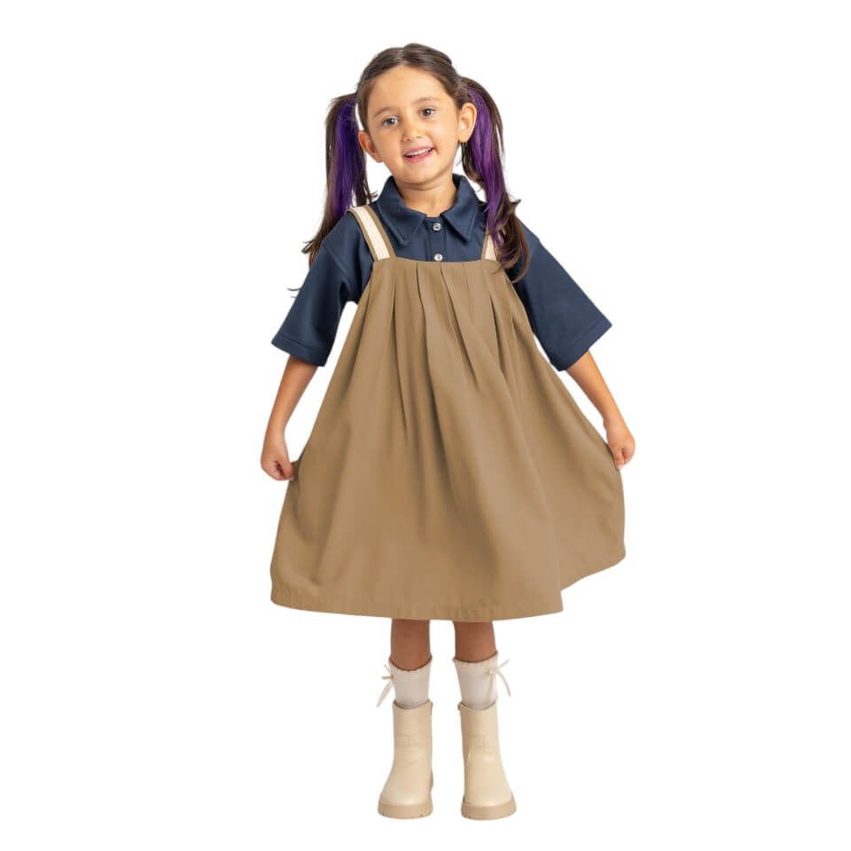 Pileli Tencel Jile – Kahverengi | Zarif ve Rahat Günlük Tasarım