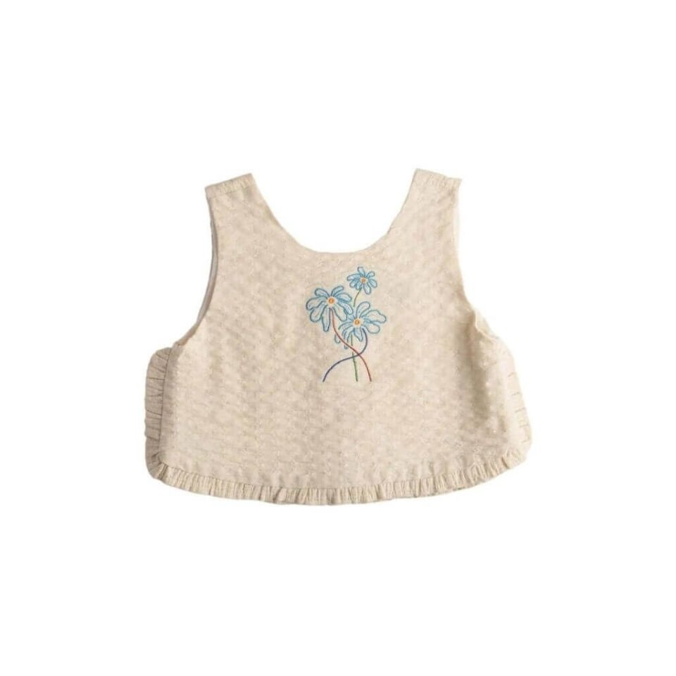 KOKORI KIDS Dilay Top Çocuk Bluz Natural