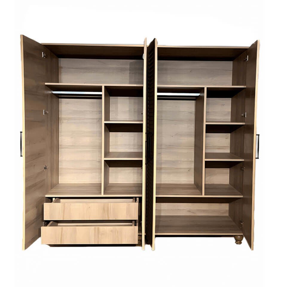 Pera Wood Dolap 4 Kapaklı-Çekmeceli