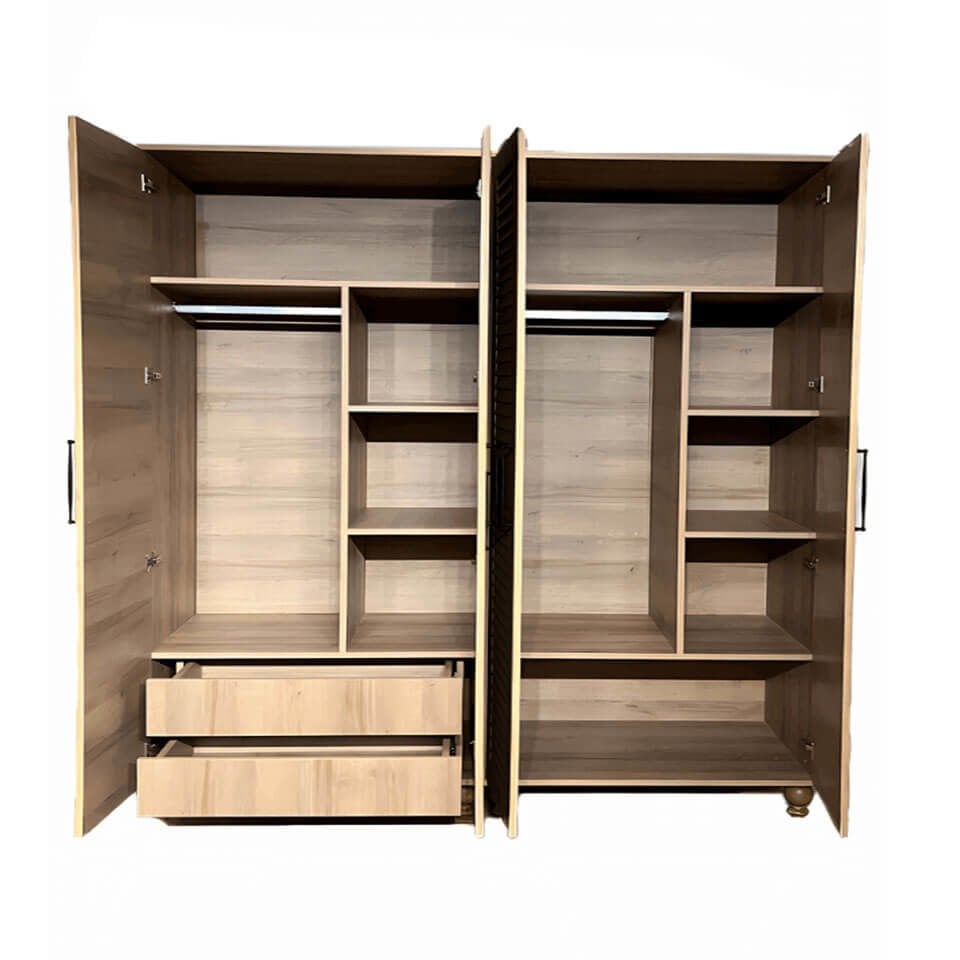 Pera Wood Dolap 4 Kapaklı-Çekmeceli