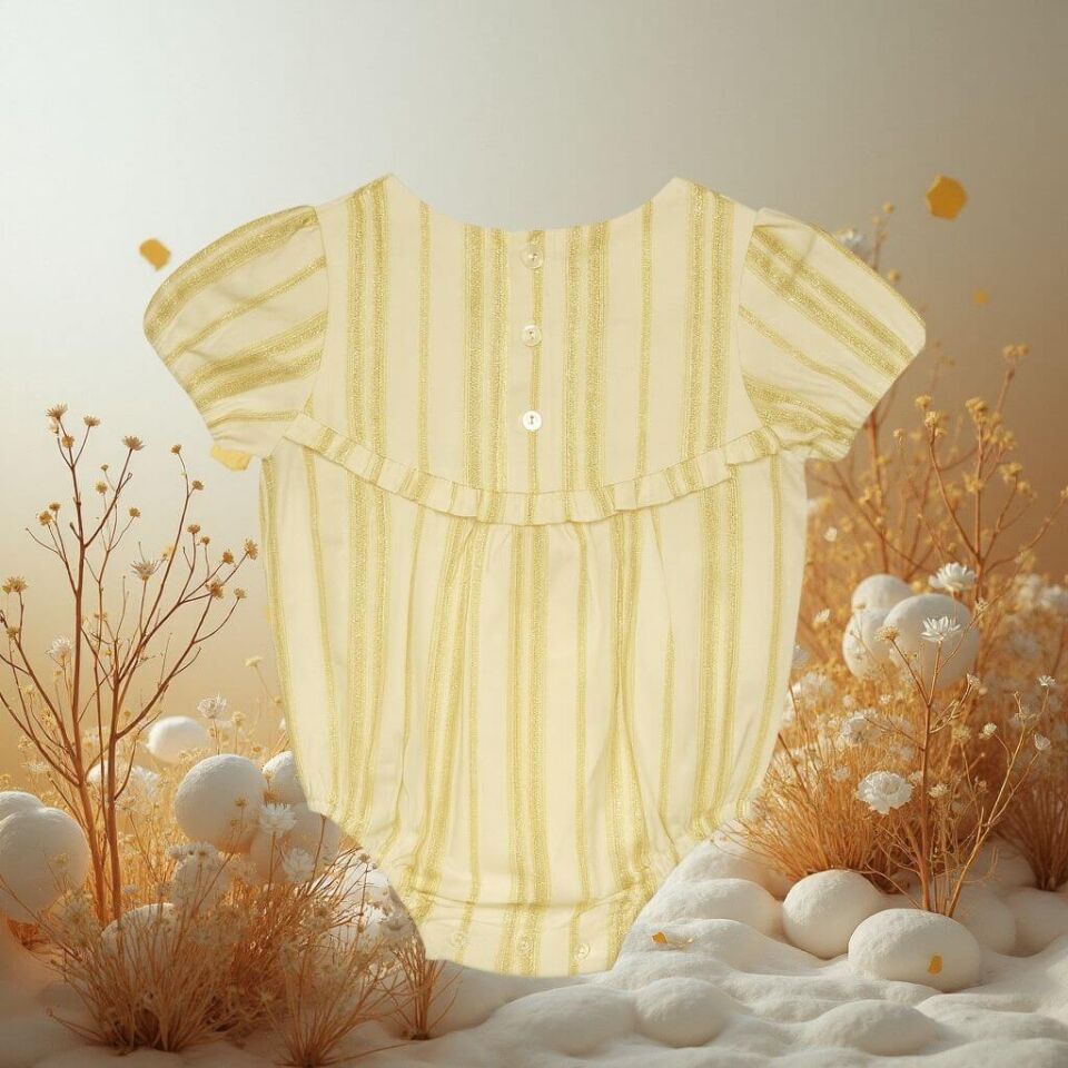 Kokori Kids Shine Bebek Tulum | Doğal, Yumuşak ve Şık Tasarım