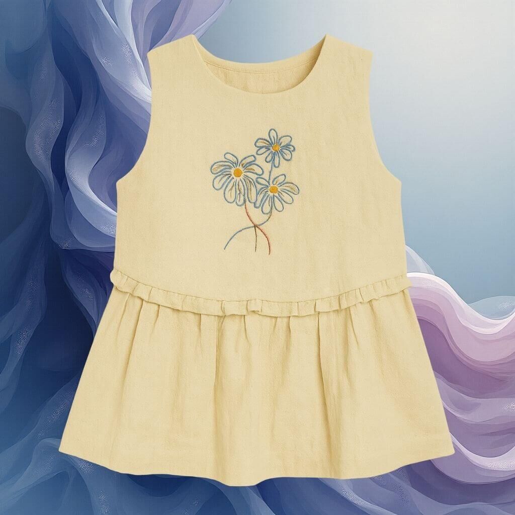 Kokori Kids Dilay Kız Çocuk Etek Bluz Set – Doğal Zarafet ve Günlük Şıklık