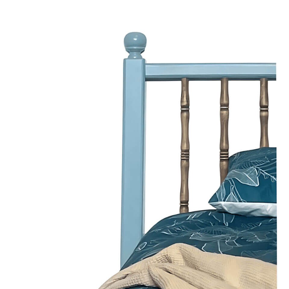 Mavi 120'lik Başlık | MDF | Şık ve Dayanıklı Yatak Başlığı