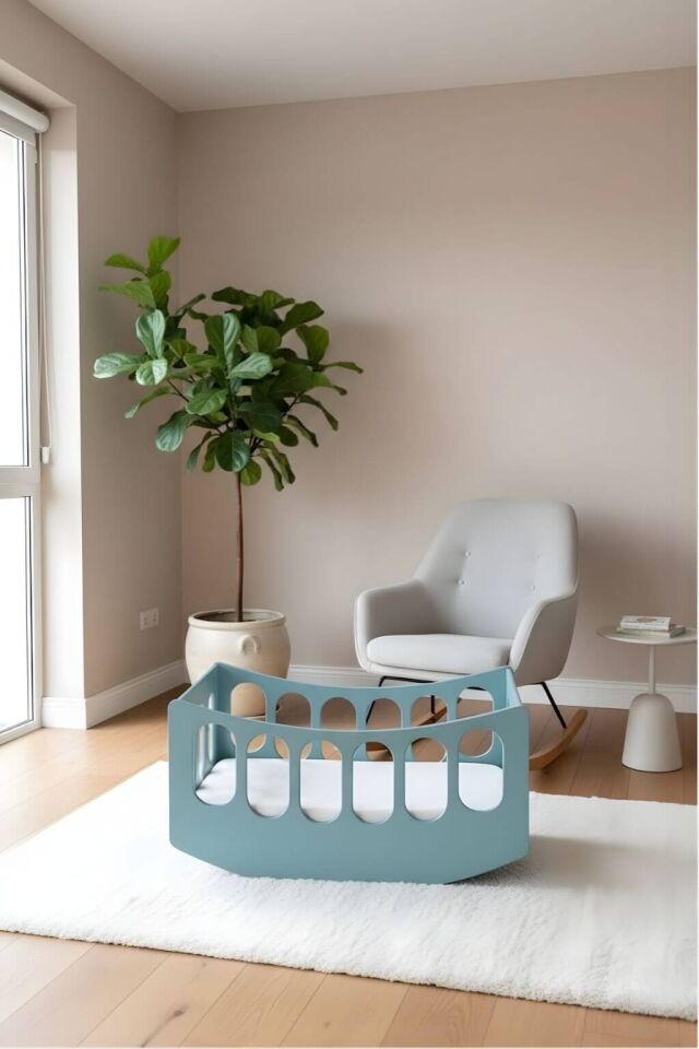 Arion Kids Beşik & Şifonyer İkilisi – MDF Şifonyer-Ahşap Beşik Lake Boyalı Üst Kısım REHAU Kapaklar ile Üstün Kalite