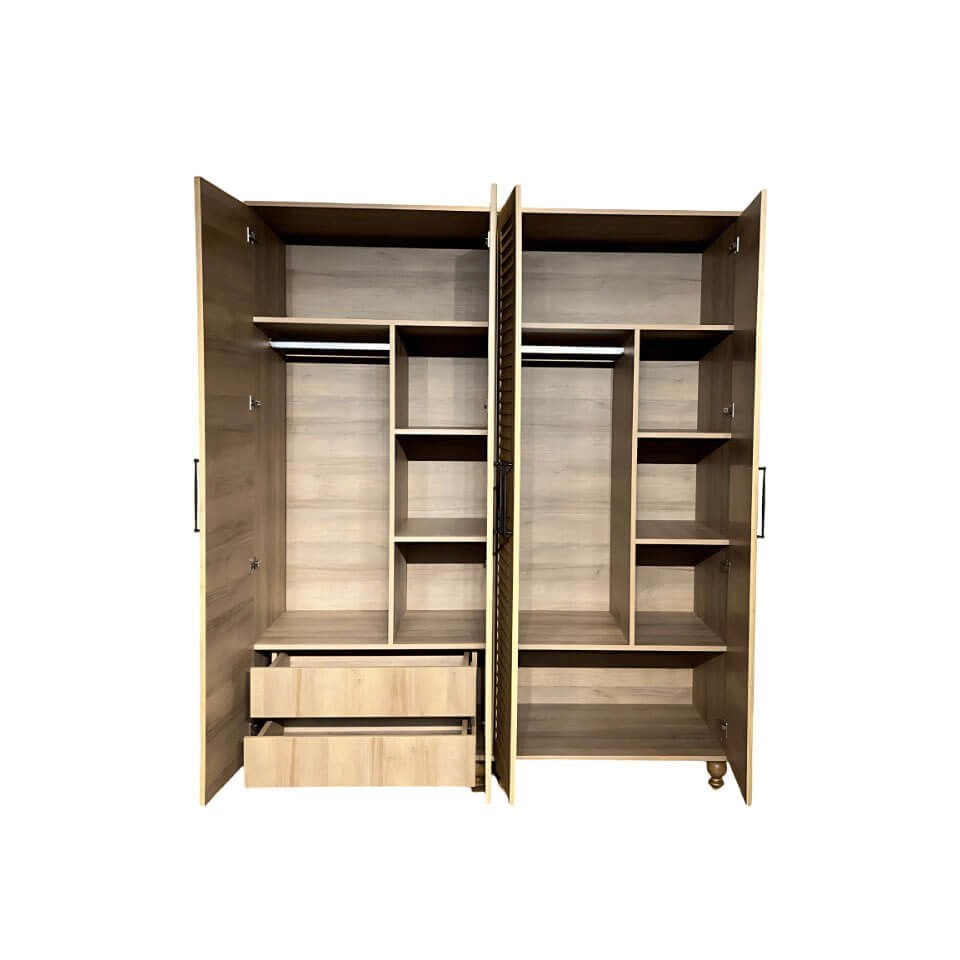 Alin Wood Dolap 4 Kapaklı-Çekmeceli