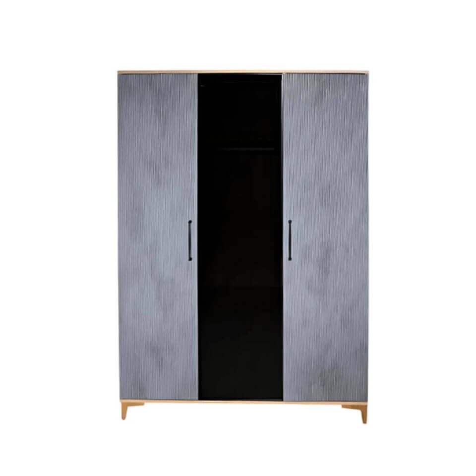 Ege Dolap 3 Kapaklı | MDF Gövde | Ağaç Ayaklar | Modern ve Kullanışlı Tasarım