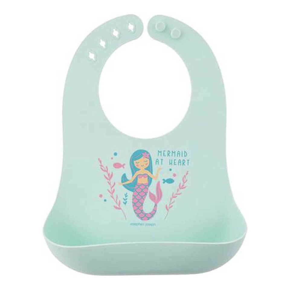Stephen Joseph Silikon Önlük – Deniz Kızı | Su Geçirmez, Dayanıklı ve Eğlenceli Tasarım