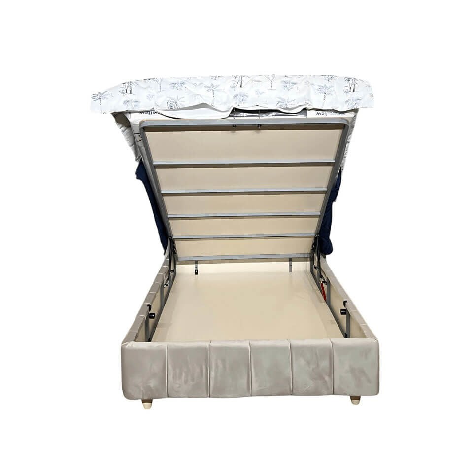 Deniz Baza Başlık Set 100×200 | Kadife Başlık | Klasik Baza | Şıklıkla Bütünleşen Fonksiyonellik