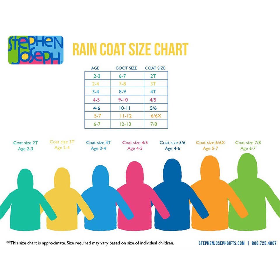 Stephen Joseph Yağmurluk – Unicorn | Renkli, Su Geçirmez ve Eğlenceli Tasarım