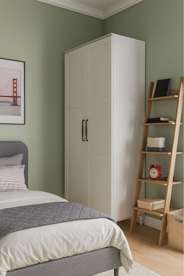 Alin Dolap 2 Kapaklı - Çekmeceli | MDF Gövde | Ağaç Ayaklar | Estetik Dokunuşlarla Geliştirilmiş Dolap